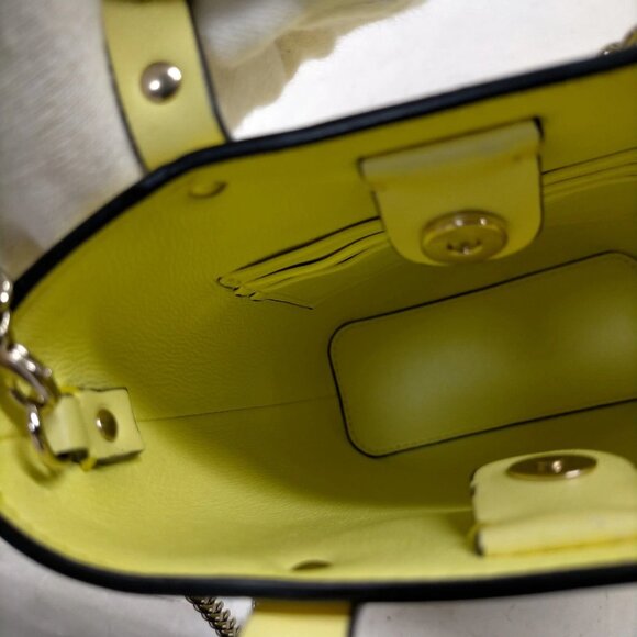 Valentino Garavani Yellow Leather Hand Bag mon750-101325 - Picture 12 of 16